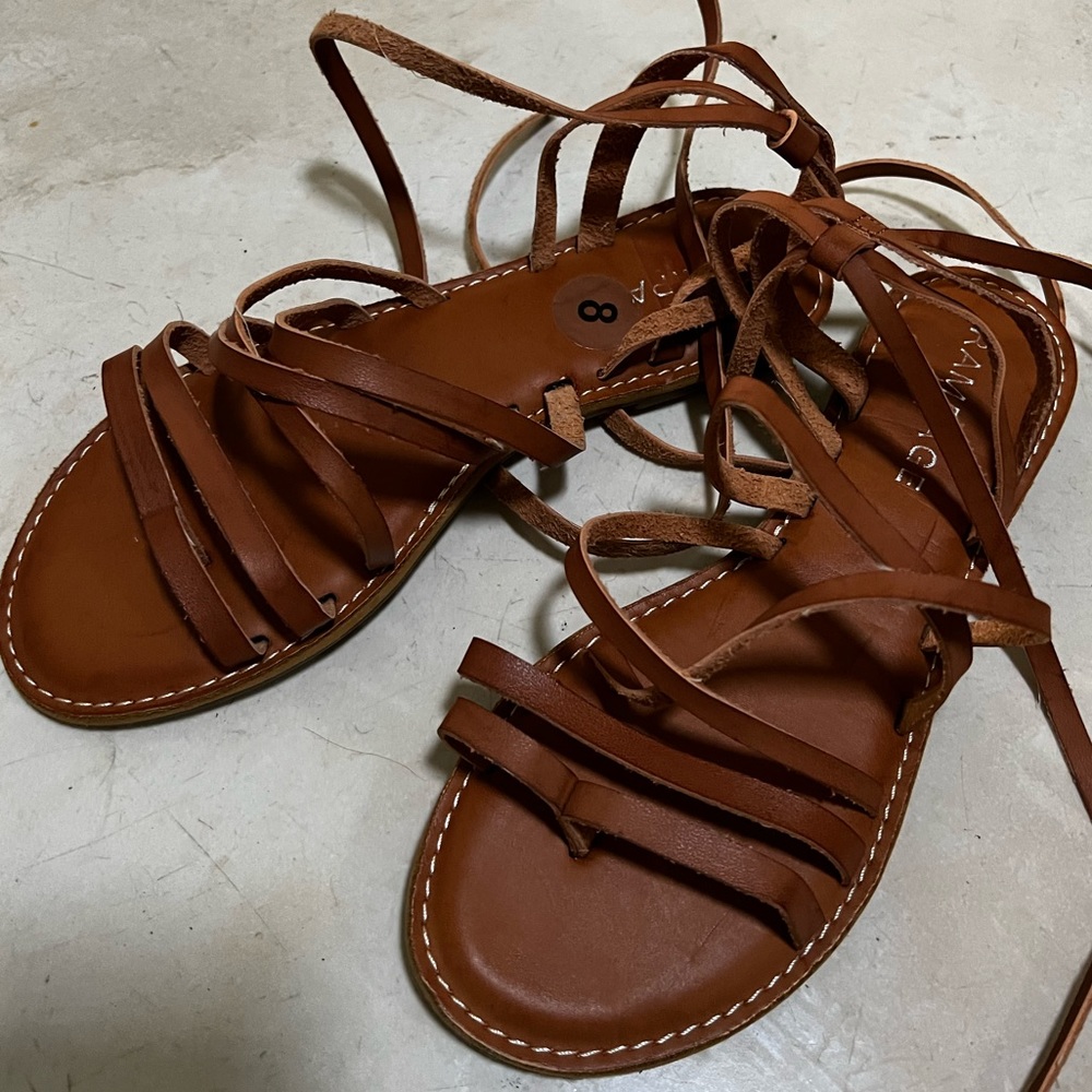 Brown strapy sandal